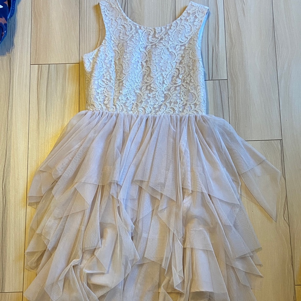 Elegant Lace and Tulle Dress H&M kids sz 14